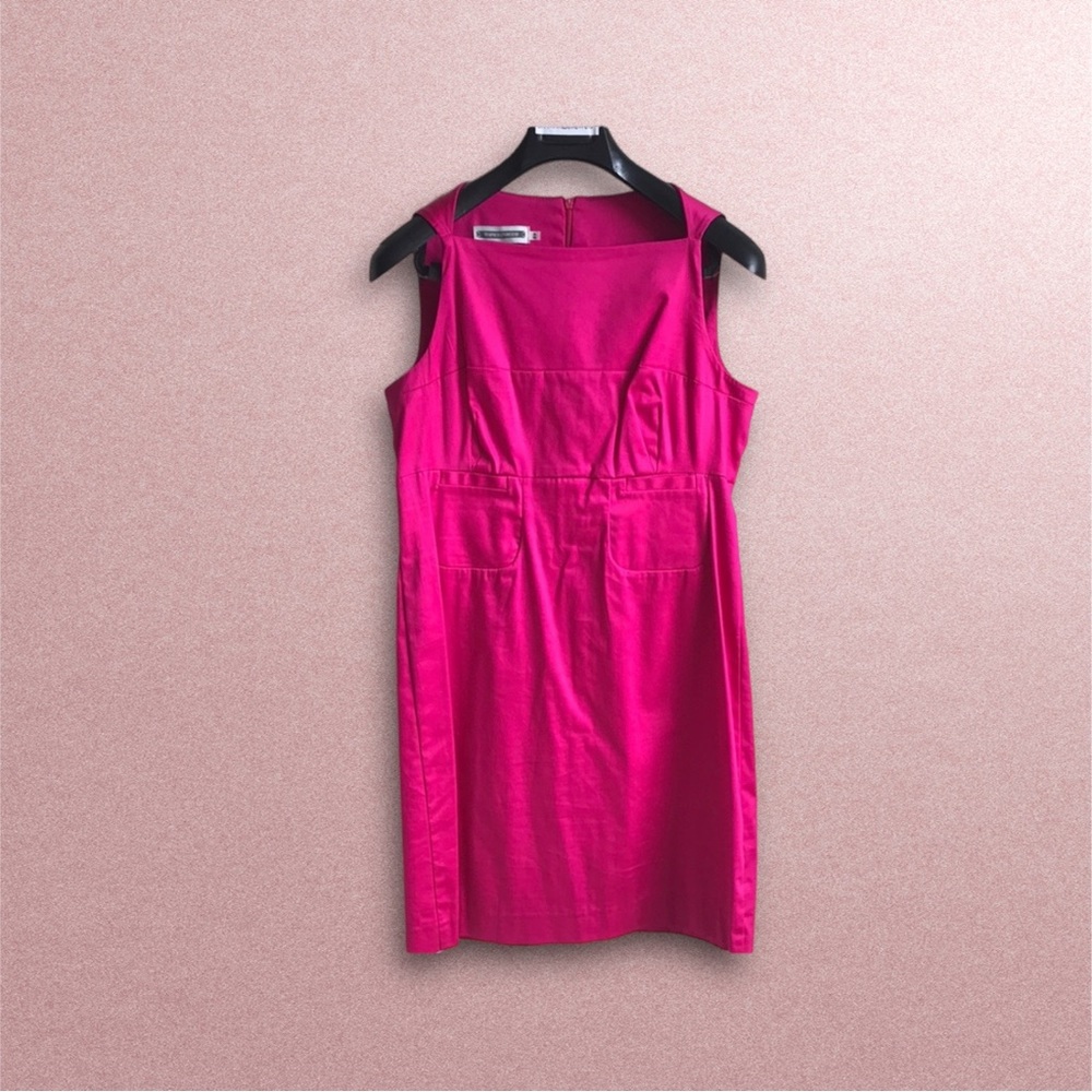 ❤️❤️❤️Fuchsia sleeveless dress, NWOT 8